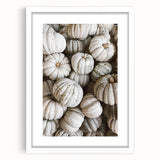 Rustic White Pumpkin Wall Art – Farmhouse Decor with Autumn Charm
