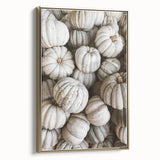 Rustic White Pumpkin Wall Art – Farmhouse Decor with Autumn Charm