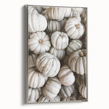 Rustic White Pumpkin Wall Art – Farmhouse Decor with Autumn Charm