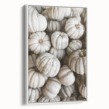 Rustic White Pumpkin Wall Art – Farmhouse Decor with Autumn Charm