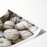 Rustic White Pumpkin Wall Art – Farmhouse Decor with Autumn Charm