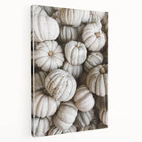 Rustic White Pumpkin Wall Art – Farmhouse Decor with Autumn Charm