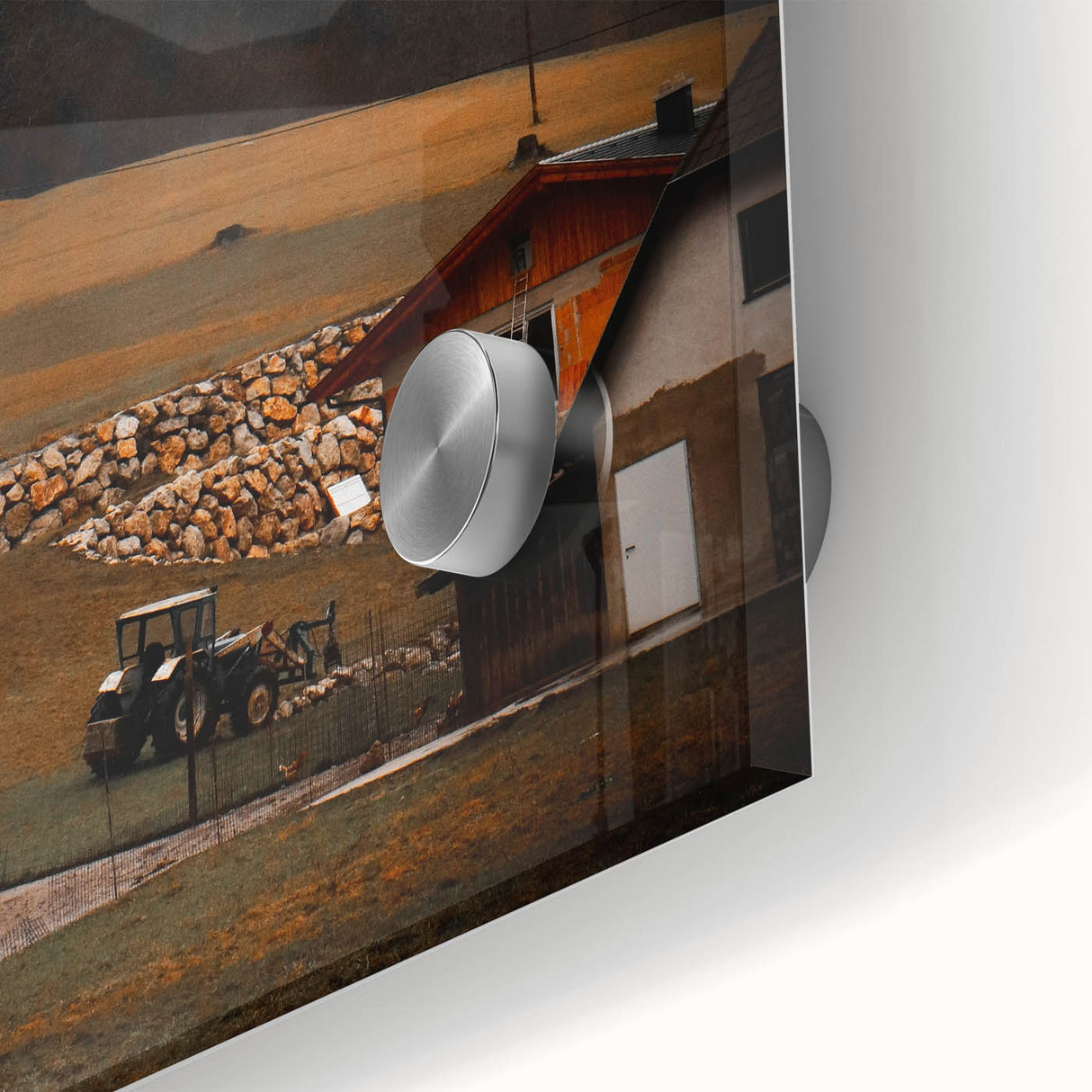 Rustic Farmhouse Landscape Wall Art – Farmhouse Decor with Country Charm