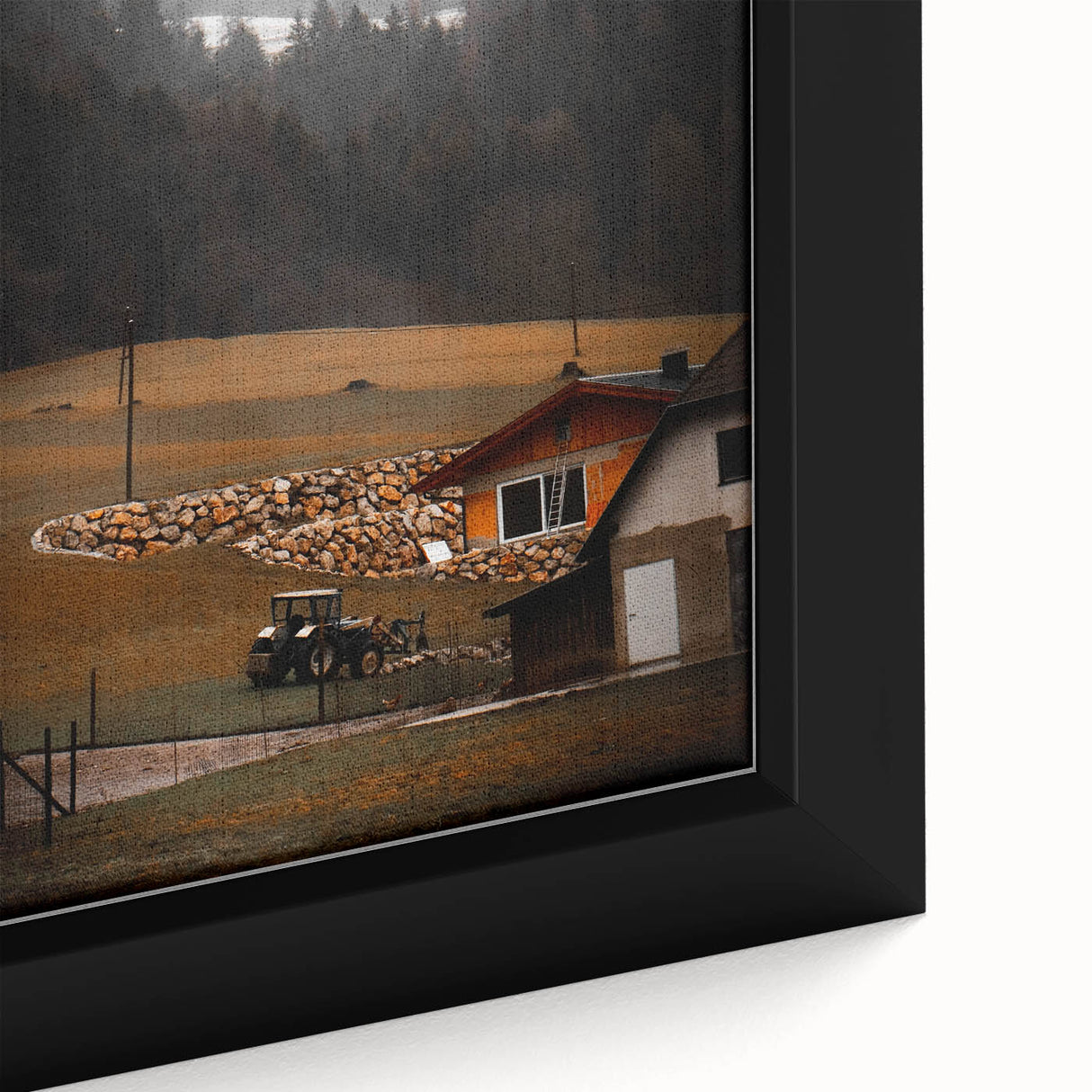 Rustic Farmhouse Landscape Wall Art – Farmhouse Decor with Country Charm