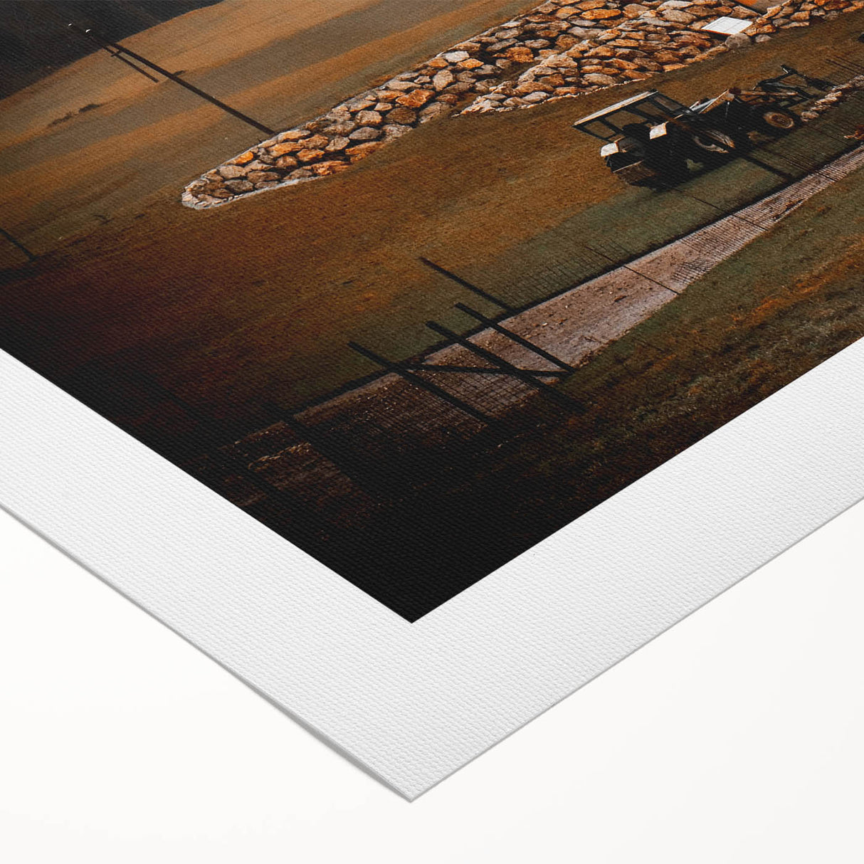 Rustic Farmhouse Landscape Wall Art – Farmhouse Decor with Country Charm
