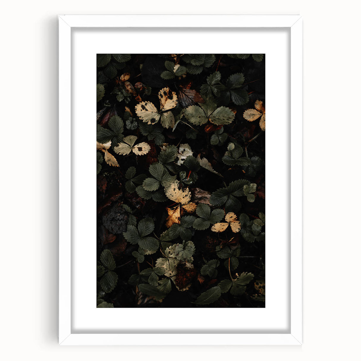 Rustic Forest Leaves Wall Art – Farmhouse Decor with Autumn Charm