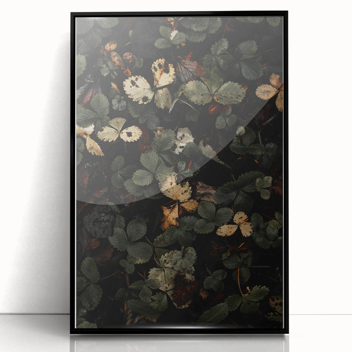 Rustic Forest Leaves Wall Art – Farmhouse Decor with Autumn Charm