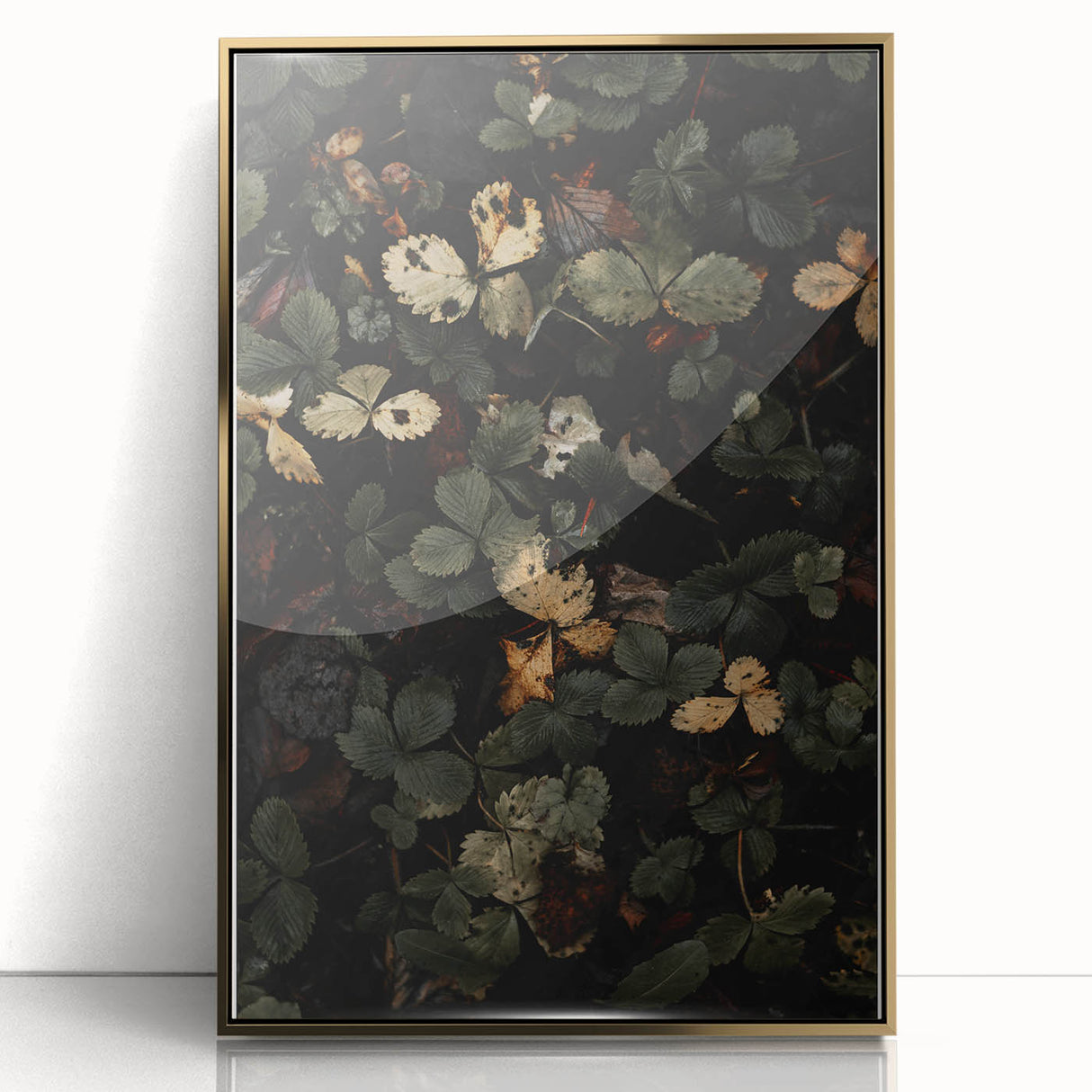 Rustic Forest Leaves Wall Art – Farmhouse Decor with Autumn Charm