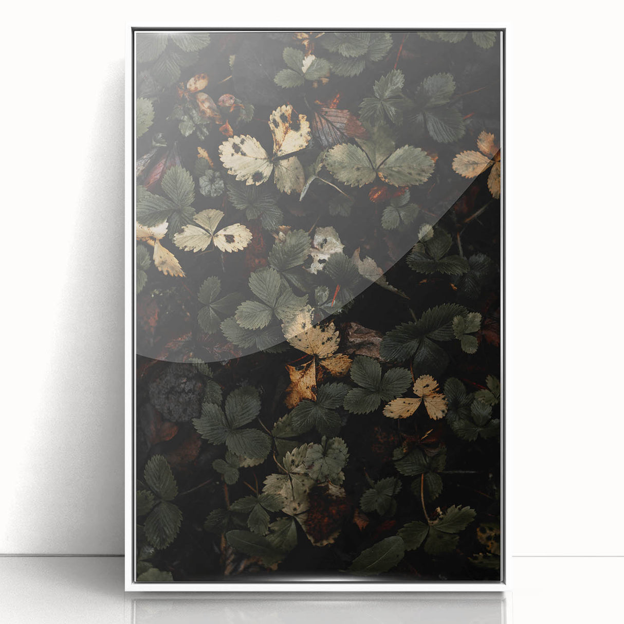 Rustic Forest Leaves Wall Art – Farmhouse Decor with Autumn Charm