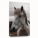 Rustic Horse Portrait Wall Art – Farmhouse Decor with Natural Charm