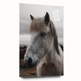 Rustic Horse Portrait Wall Art – Farmhouse Decor with Natural Charm
