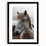 Rustic Horse Portrait Wall Art – Farmhouse Decor with Natural Charm
