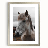 Rustic Horse Portrait Wall Art – Farmhouse Decor with Natural Charm