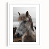 Rustic Horse Portrait Wall Art – Farmhouse Decor with Natural Charm