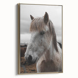 Rustic Horse Portrait Wall Art – Farmhouse Decor with Natural Charm