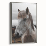Rustic Horse Portrait Wall Art – Farmhouse Decor with Natural Charm
