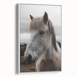 Rustic Horse Portrait Wall Art – Farmhouse Decor with Natural Charm