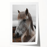 Rustic Horse Portrait Wall Art – Farmhouse Decor with Natural Charm