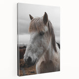 Rustic Horse Portrait Wall Art – Farmhouse Decor with Natural Charm