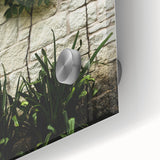 Rustic Stone Wall with Greenery Wall Art – Farmhouse Decor with Natural Charm