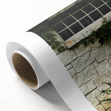 Rustic Stone Wall with Greenery Wall Art – Farmhouse Decor with Natural Charm