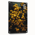 Rustic Yellow Flower Wall Art – Farmhouse Decor with Autumn Elegance