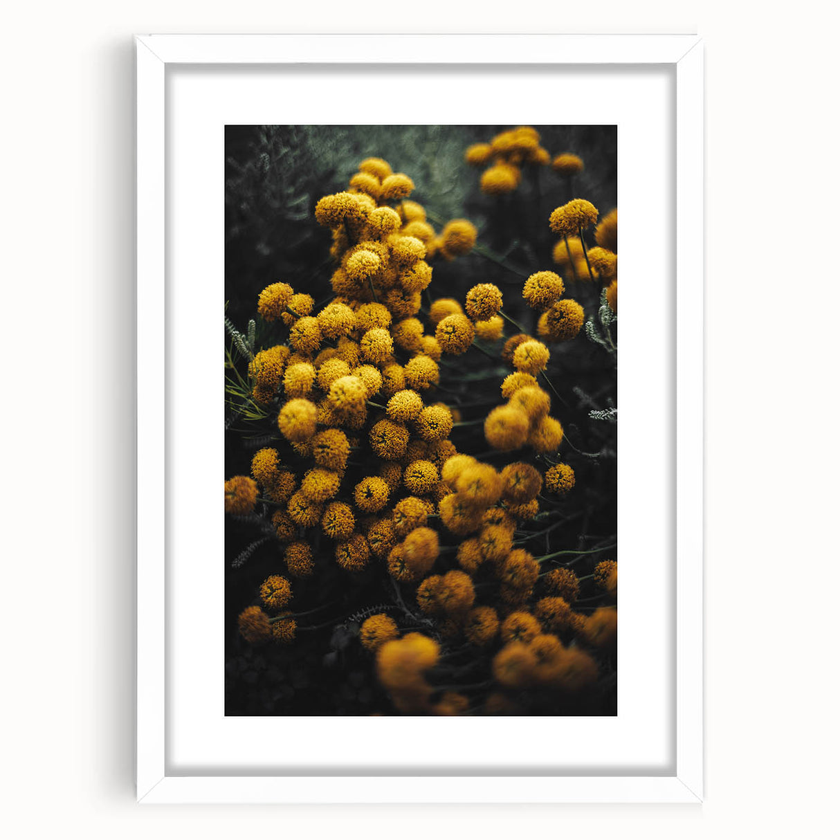 Rustic Yellow Flower Wall Art – Farmhouse Decor with Autumn Elegance