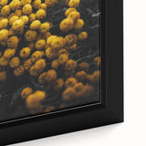 Rustic Yellow Flower Wall Art – Farmhouse Decor with Autumn Elegance