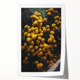 Rustic Yellow Flower Wall Art – Farmhouse Decor with Autumn Elegance