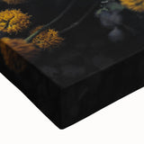 Rustic Yellow Flower Wall Art – Farmhouse Decor with Autumn Elegance