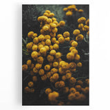 Rustic Yellow Flower Wall Art – Farmhouse Decor with Autumn Elegance