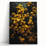 Rustic Yellow Flower Wall Art – Farmhouse Decor with Autumn Elegance