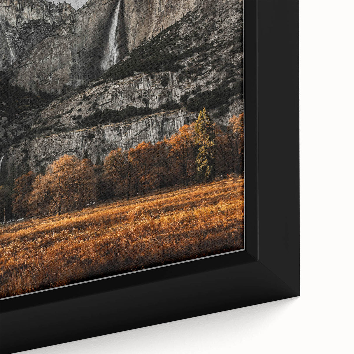 Rustic Mountain Waterfall Wall Art – Farmhouse Decor with Nature’s Beauty
