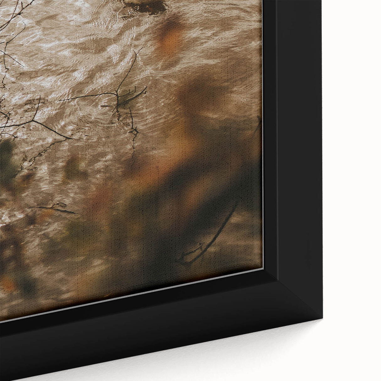 Rustic Wall Art of Duck on Water - Farmhouse Vintage Nature Scene
