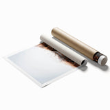 Misty Mountain Sunrise, Rustic Autumn Wall Art Print