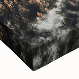 Misty Mountain Sunrise, Rustic Autumn Wall Art Print