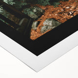 Rustic Window Forest View Wall Art - Vintage Farmhouse Nature Print