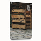 Vintage Wooden Crate - Rustic Wall Art Print