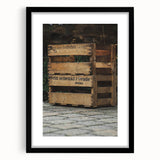 Vintage Wooden Crate - Rustic Wall Art Print