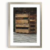 Vintage Wooden Crate - Rustic Wall Art Print