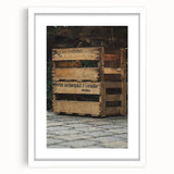 Vintage Wooden Crate - Rustic Wall Art Print