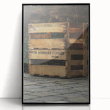 Vintage Wooden Crate - Rustic Wall Art Print