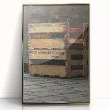 Vintage Wooden Crate - Rustic Wall Art Print