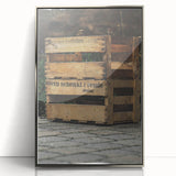 Vintage Wooden Crate - Rustic Wall Art Print