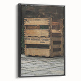 Vintage Wooden Crate - Rustic Wall Art Print