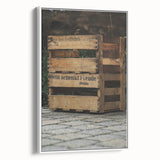 Vintage Wooden Crate - Rustic Wall Art Print