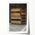 Vintage Wooden Crate - Rustic Wall Art Print