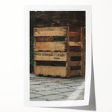 Vintage Wooden Crate - Rustic Wall Art Print