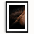 Rustic Wall Art - Close-Up Horse Mane & Coat, Farmhouse Decor Print