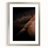 Rustic Wall Art - Close-Up Horse Mane & Coat, Farmhouse Decor Print